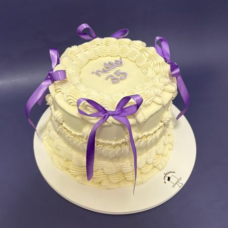 Vintage Cake com laços